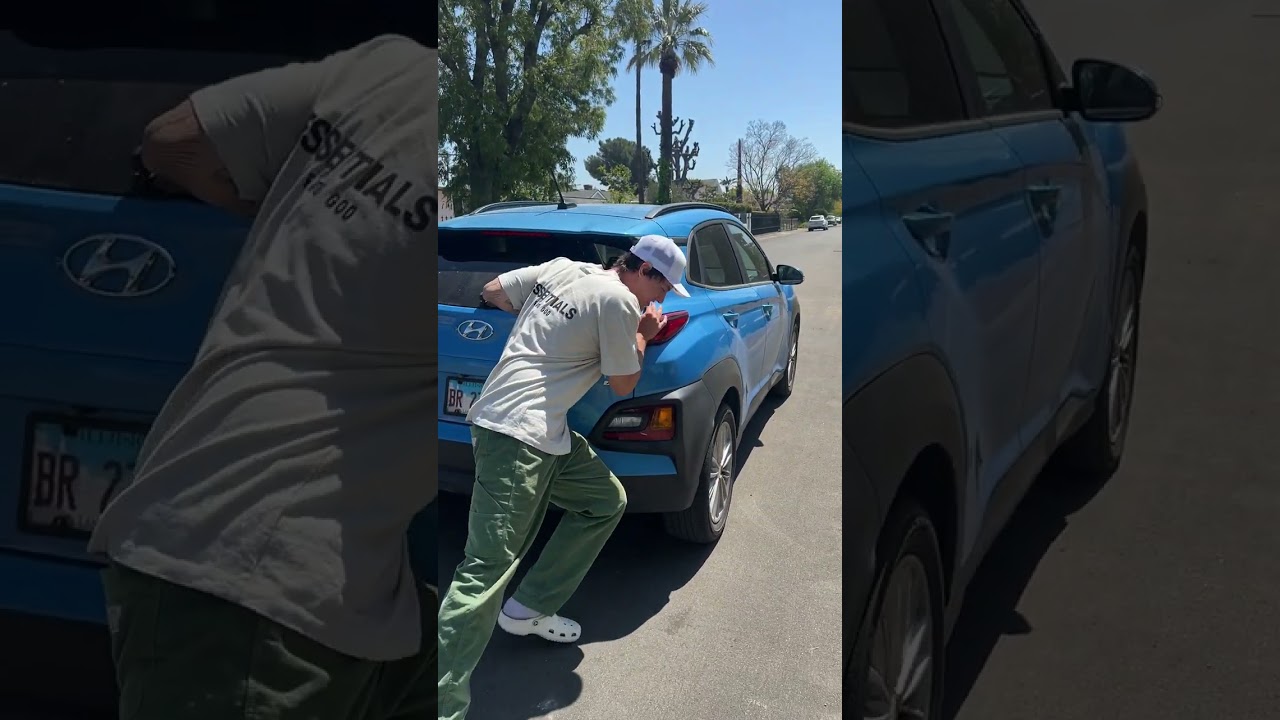 The BEST way to push your car? 😳 #Shorts