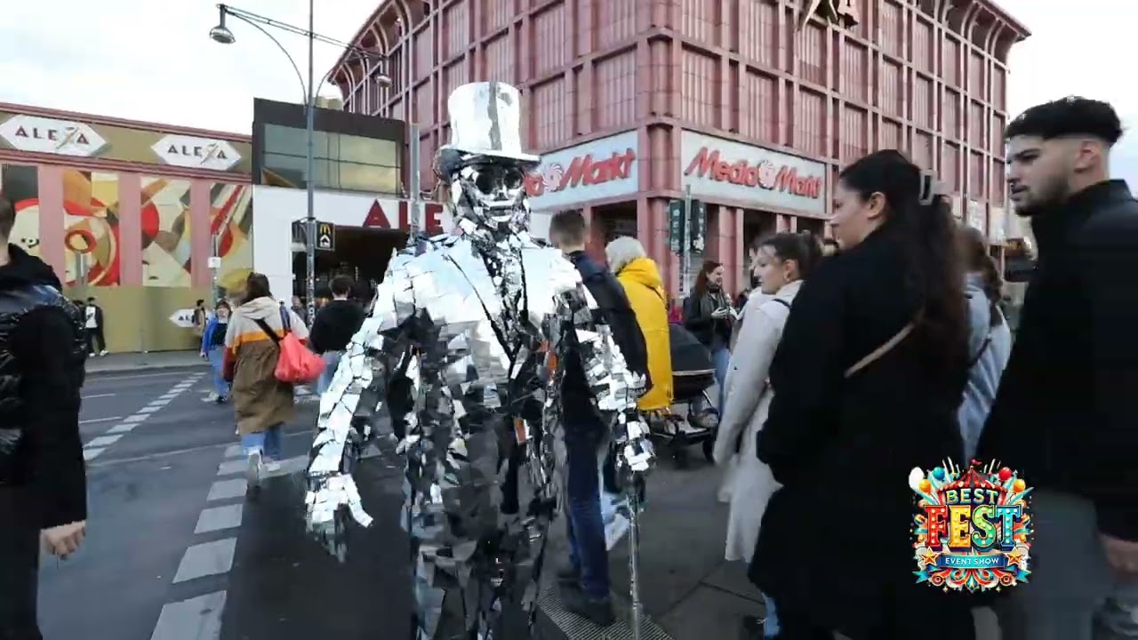 Spiegelmann / Mirror Man Walk-Act | Visuelle Eventshow | Hannover