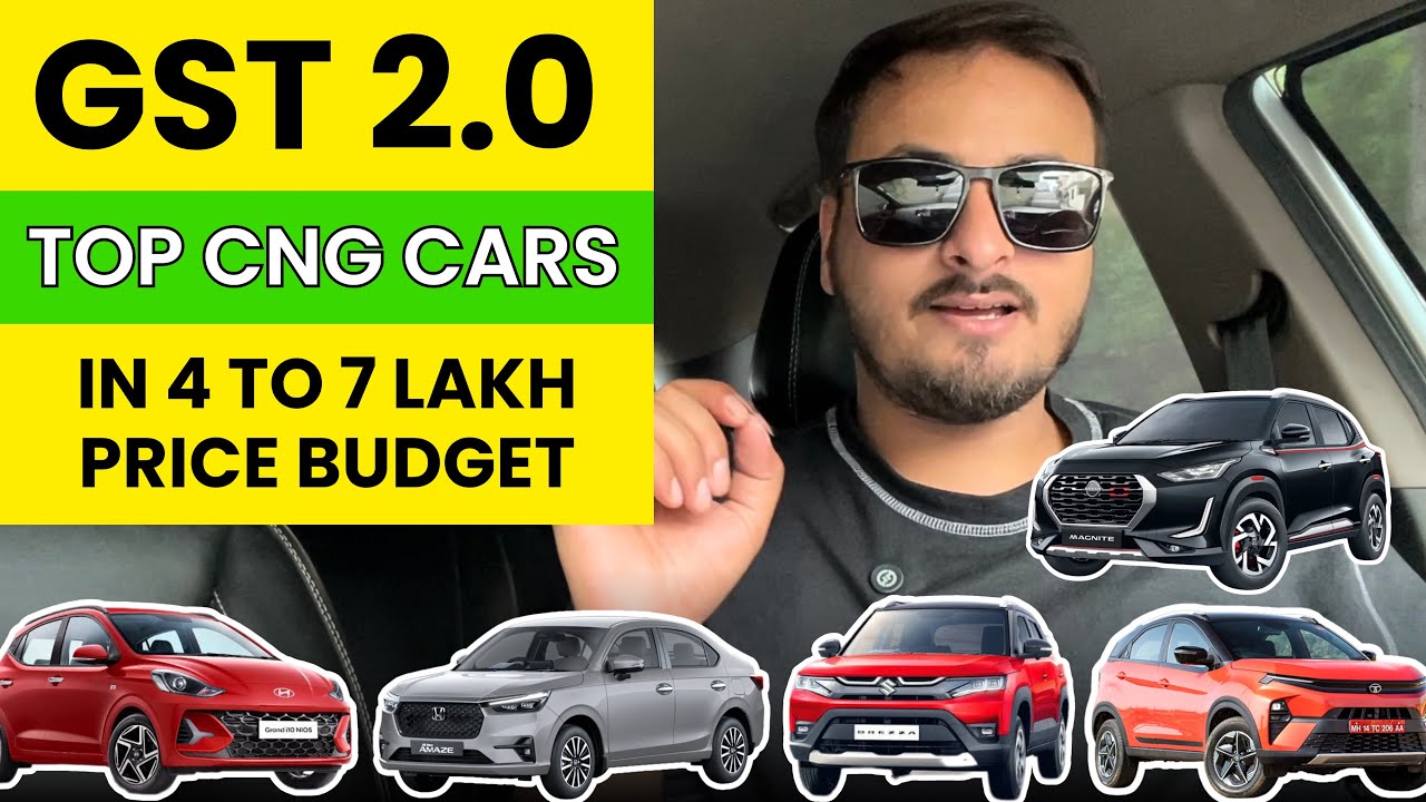 Best CNG Cars in 4-7 Lakhs 😍|| GST 2.0 TOP CNG CARS Under 7 Lakhs 