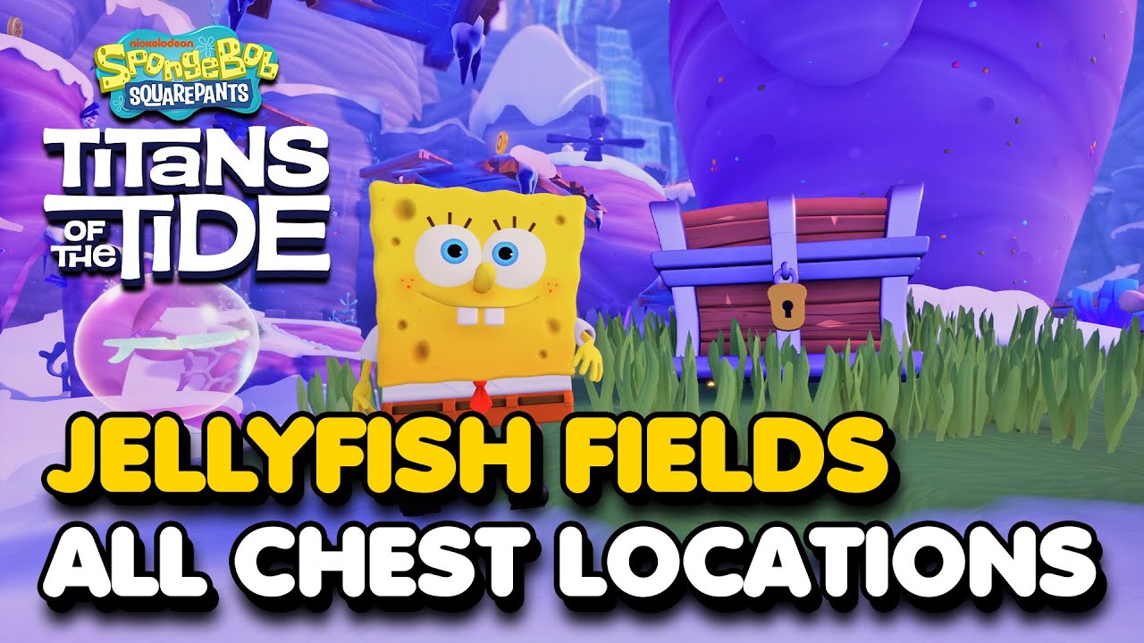 Jellyfish Fields All 25 Chest Locations (SpongeBob SquarePants: Titans of The Tide)