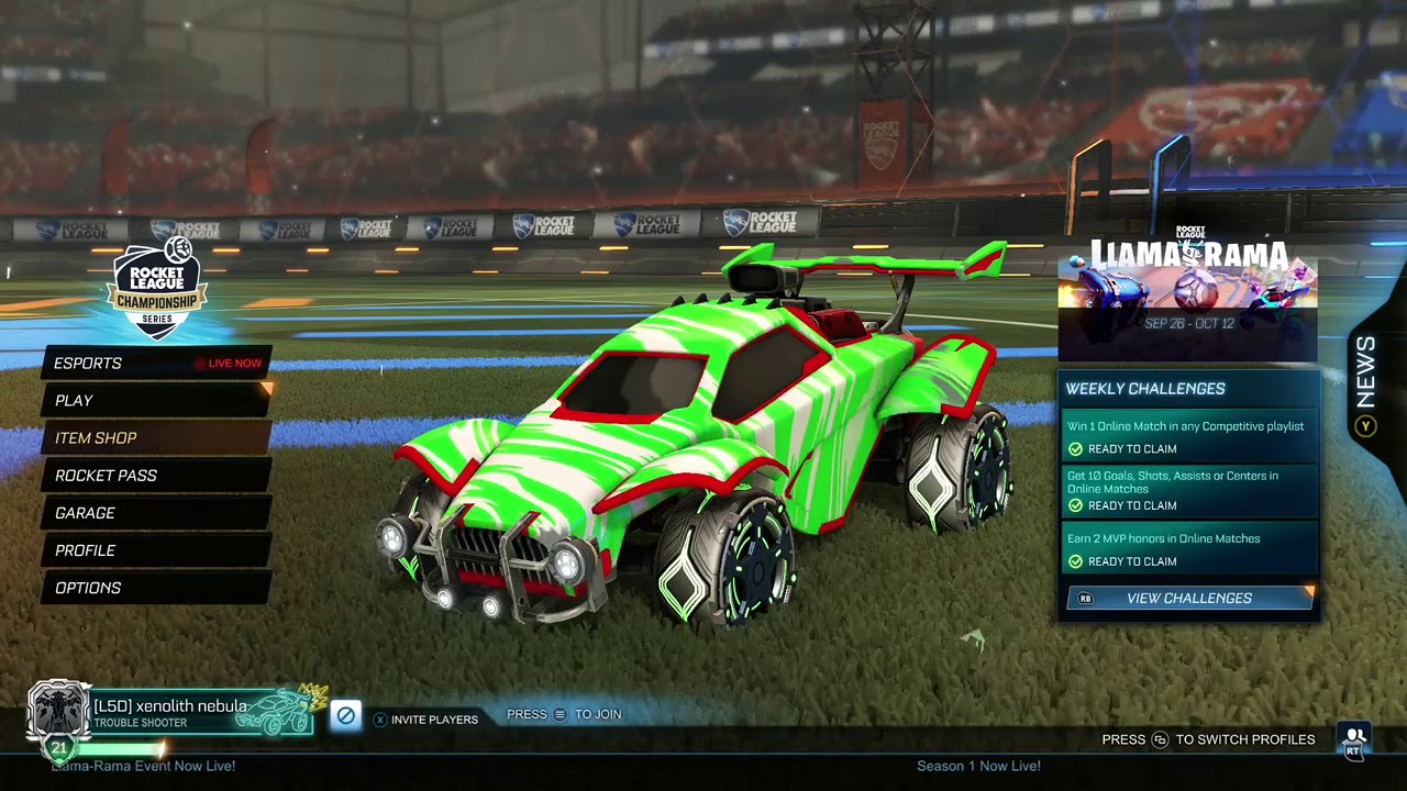RLTracker Report #15938 Xbox: Not Fibz