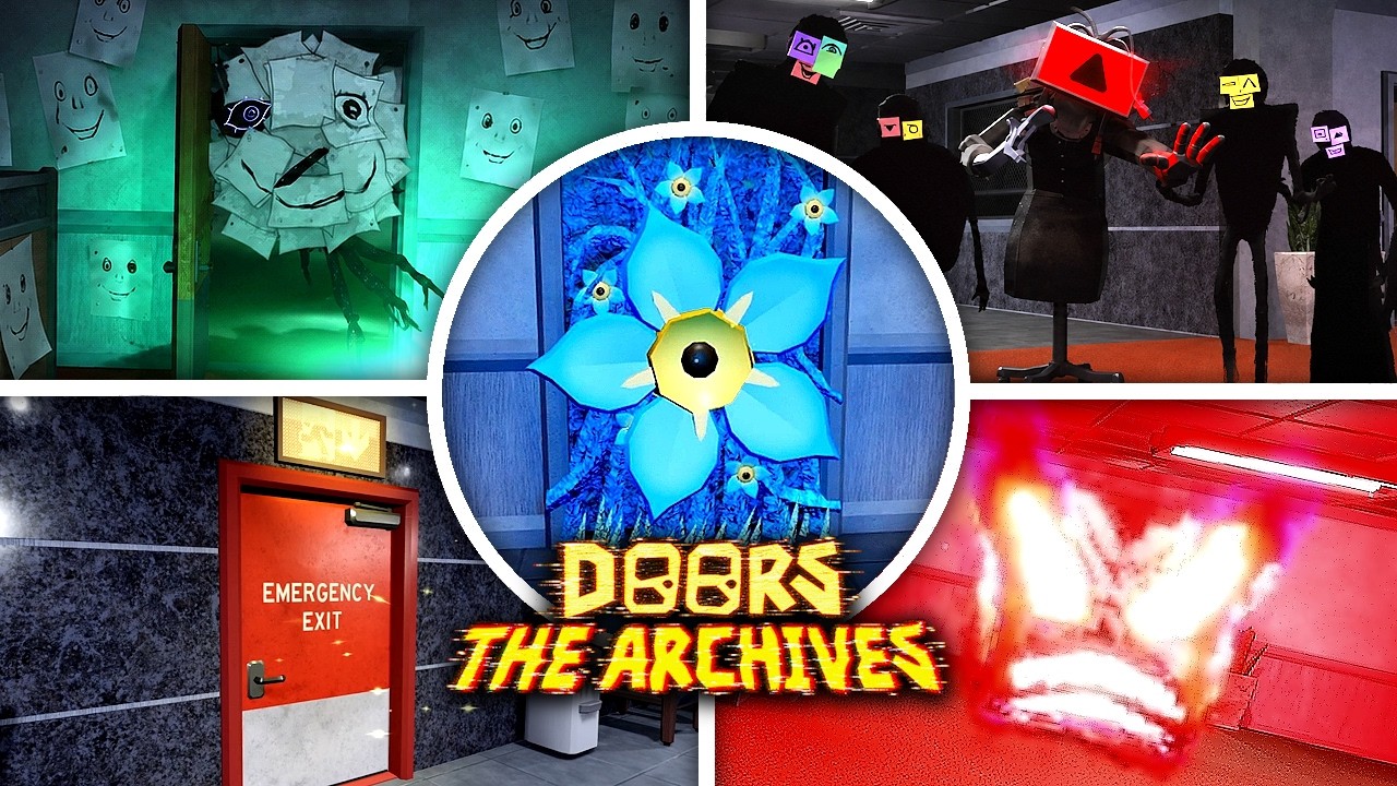 DOORS: The Archives - Full GAME Walkthrough & Ending (Roblox Showcase)
