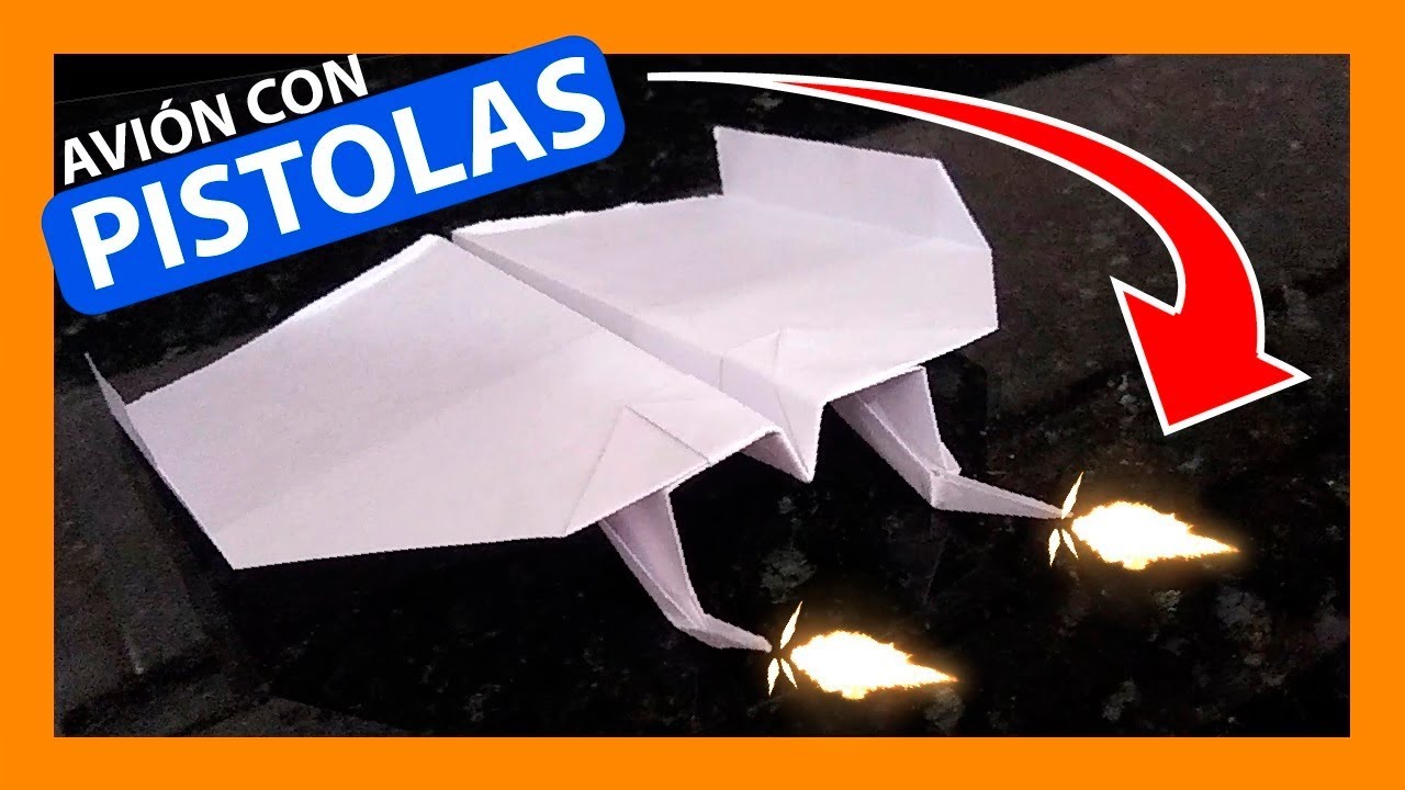 💥Como hacer un AVION DE PAPEL con 💥PISTOLAS, Cohetes o Misiles que Vuela Mucho | John Collins