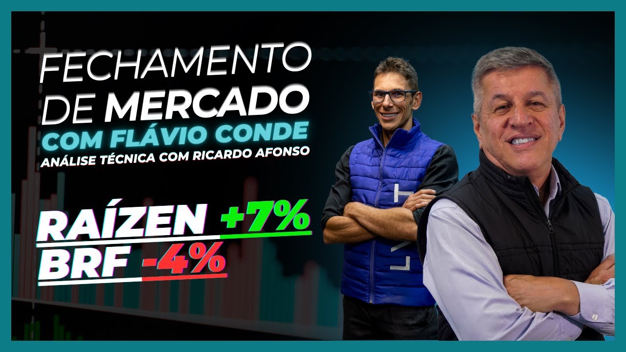 08/09 - Ra&iacute;zen +7% e BRF -4%