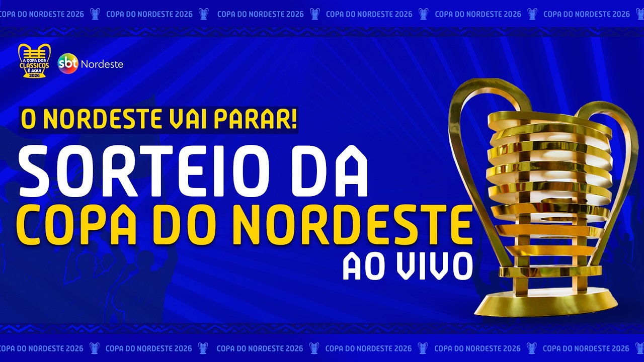 AO VIVO: SORTEIO DOS GRUPOS DA COPA DO NORDESTE 2026 - 03.03.26