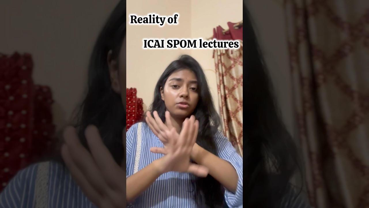 Реальность лекций ICAI SPOM!! Как пройти обязательные учебные часы ICAI.