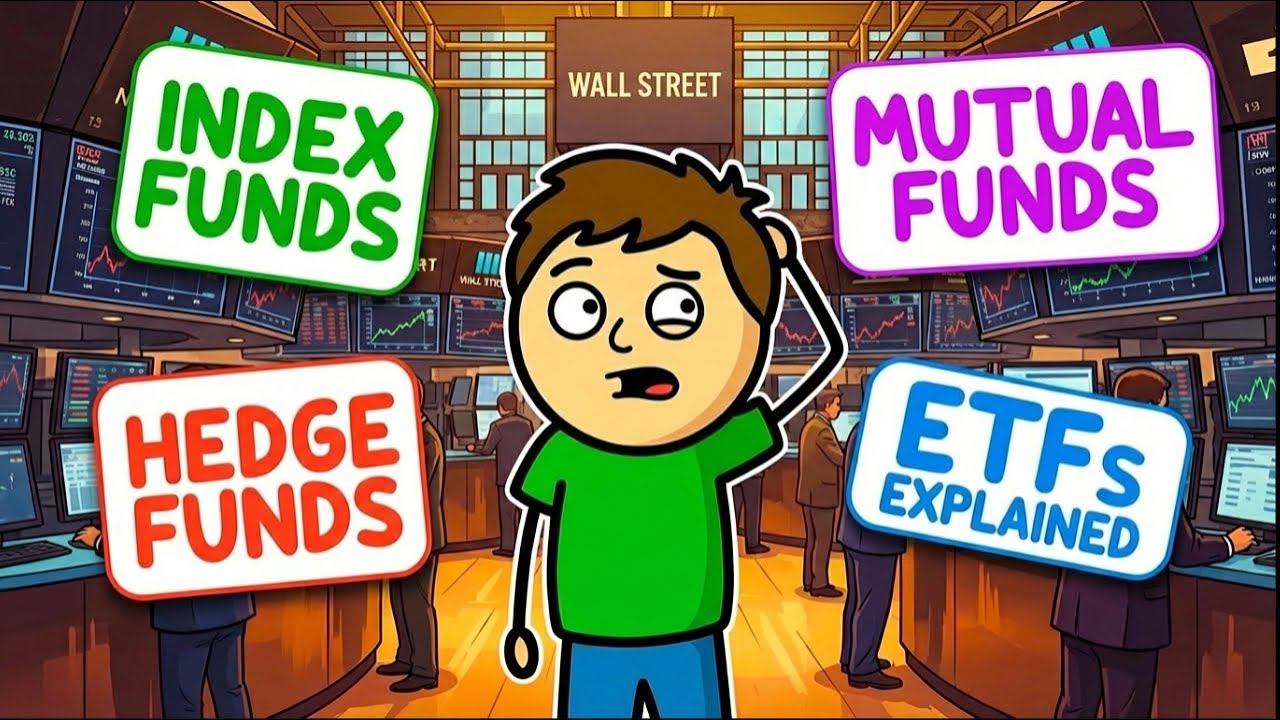 Index Funds vs Mutual Funds vs Hedge Funds vs ETFs Explained!