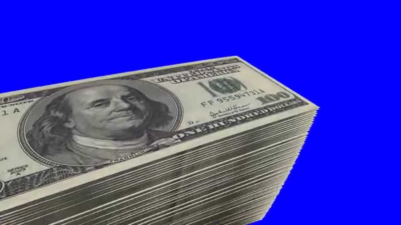 4K Cool Money Stack Bouncing Animation AA VFX Royalty Free Footage