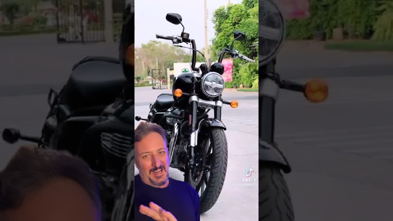 Super Meteor 650 com guid&atilde;o seca suvaco