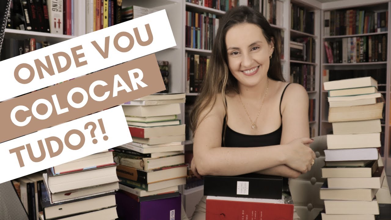 Ganhei MAIS DE 80 LIVROS!