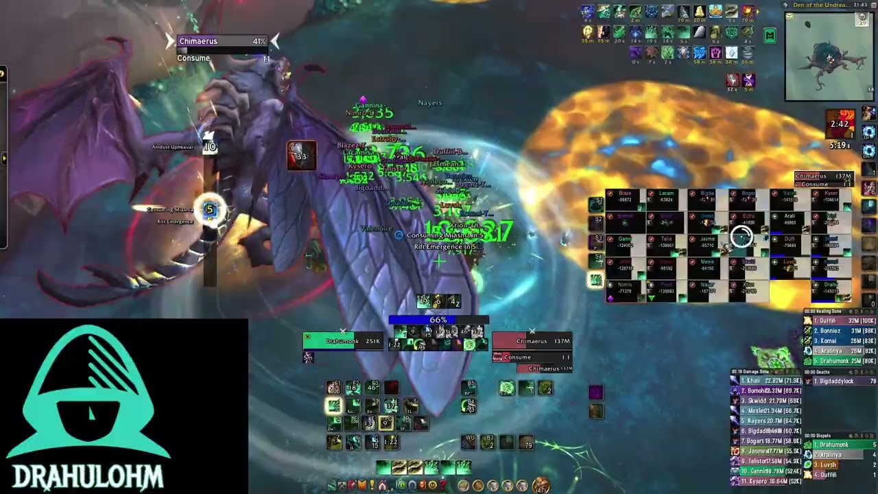 Mistweaver Monk (Conduit) PoV | Heroic Chimaerus the Undreamt God | The Dreamrift