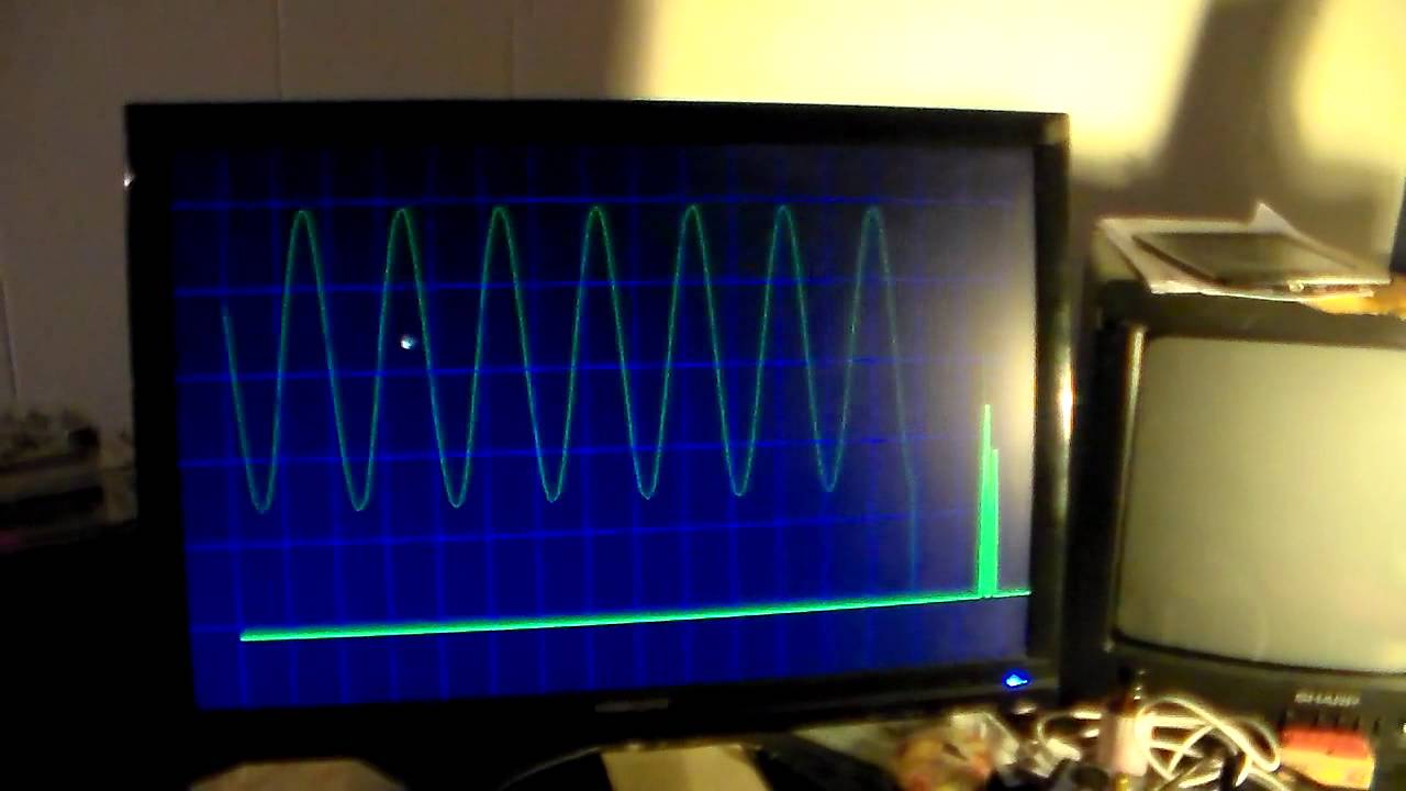 homemade openGL oscilloscope