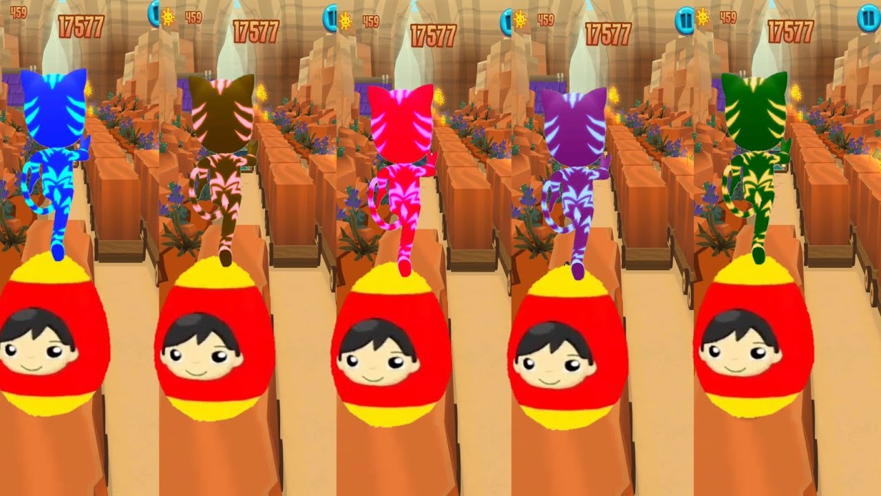 Tag with Ryan Reverse Egg Surprise with PJ Masks Catboy vs Three Ryan Characters