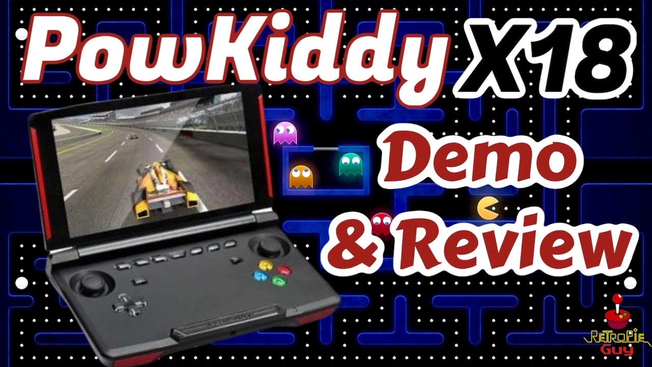 PowKiddy X18 Handheld Console Review & Demo - RetroPie Guy Portable Video Game Console Review