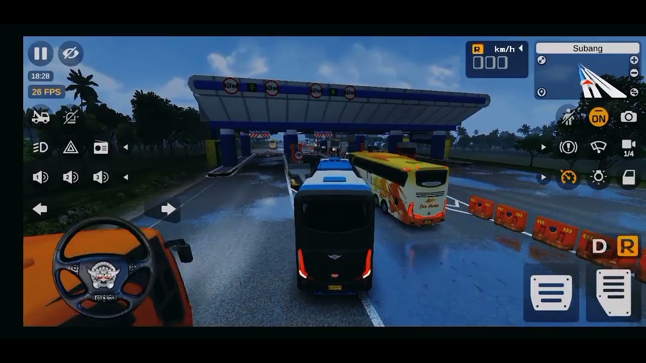 I play bus simulator for 1st time #Senju gaming 