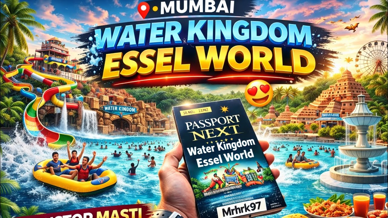 Water Kingdom Mumbai | Ticket Price & All Rides | Mrhrk97