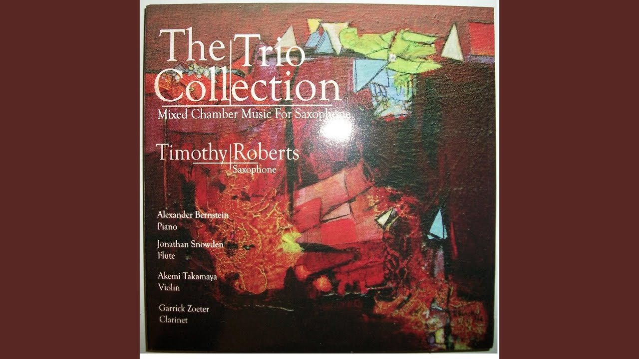 Capriccio for Alto Saxophone, Clarinet, and Piano