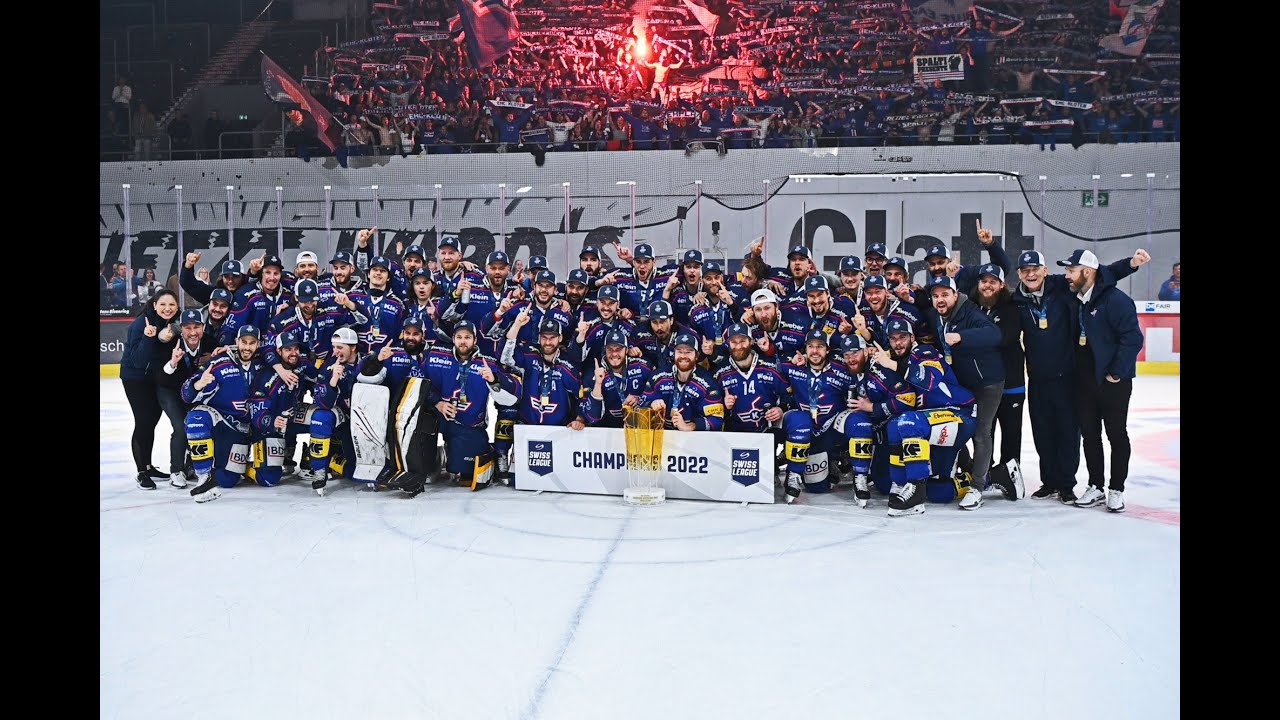 Feier zum Meistertitel des EHC Kloten am 20 04 2022