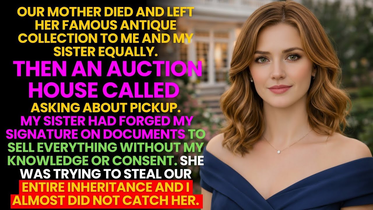 My Sister Forged My Signature To Sell Our Late Mother's Famous Antique Collection...