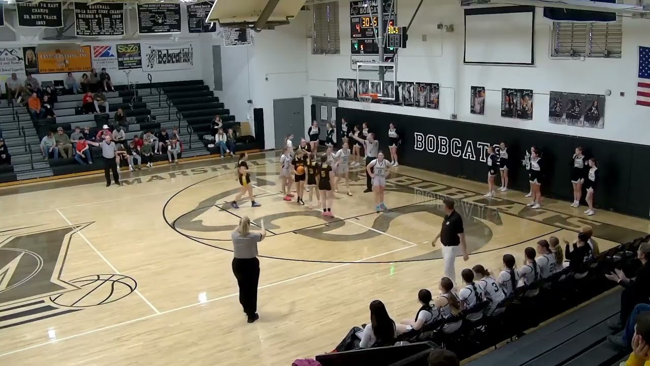Marshall vs. Sloan Hendrix | Jr High Girls 1st & 2nd Quarter