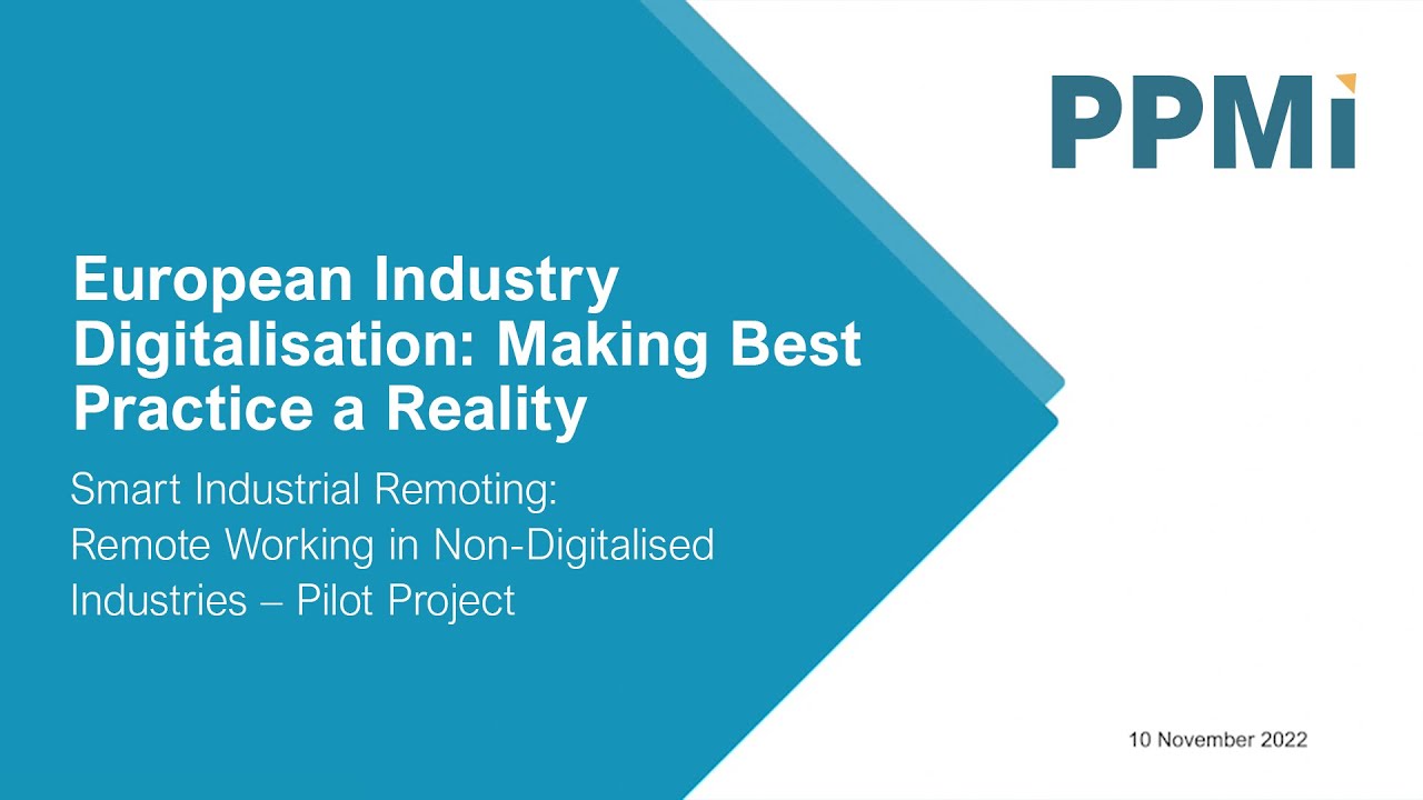 SME Digitalisation: How to Make Best Practice a Reality | Workshop
