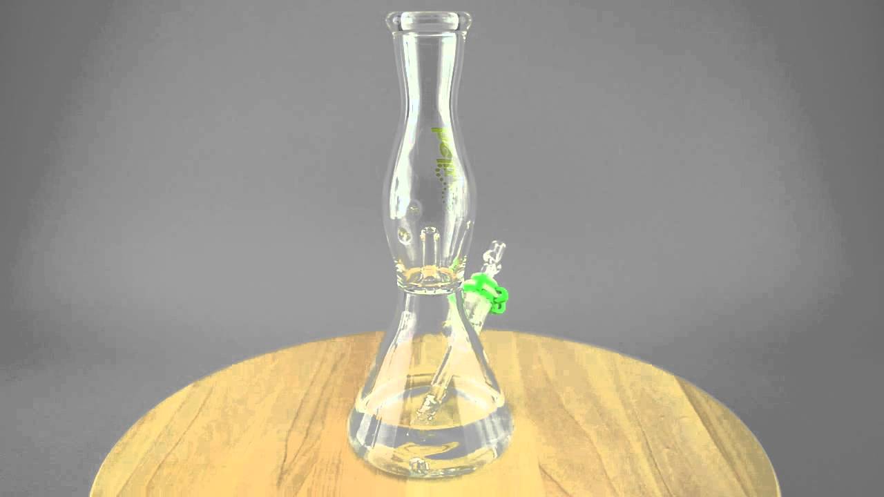 GRAV LABS - Helix Mini Beaker Bong W/ 10mm Removable Diffused Downstem & Onie Bowl
