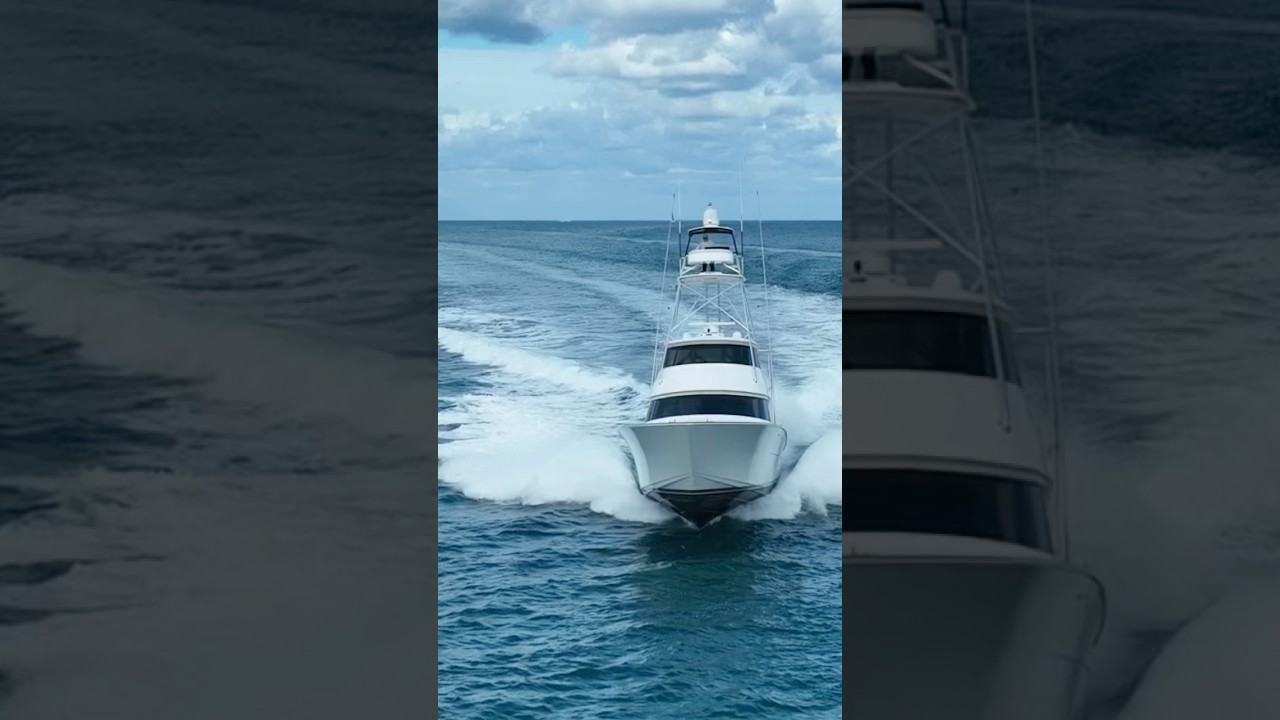 72’ Viking Enclosed off of Palm Beach 