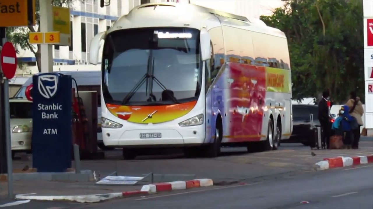 InterCape bus, Botswana to Jo'burg departure | Irizar i6 Plus 3.90 | Volvo B430R