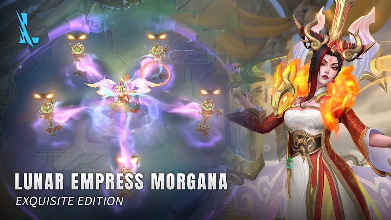 Lunar Empress Morgana Exquisite Edition Skin Preview || League Of Legends: Wild Rift