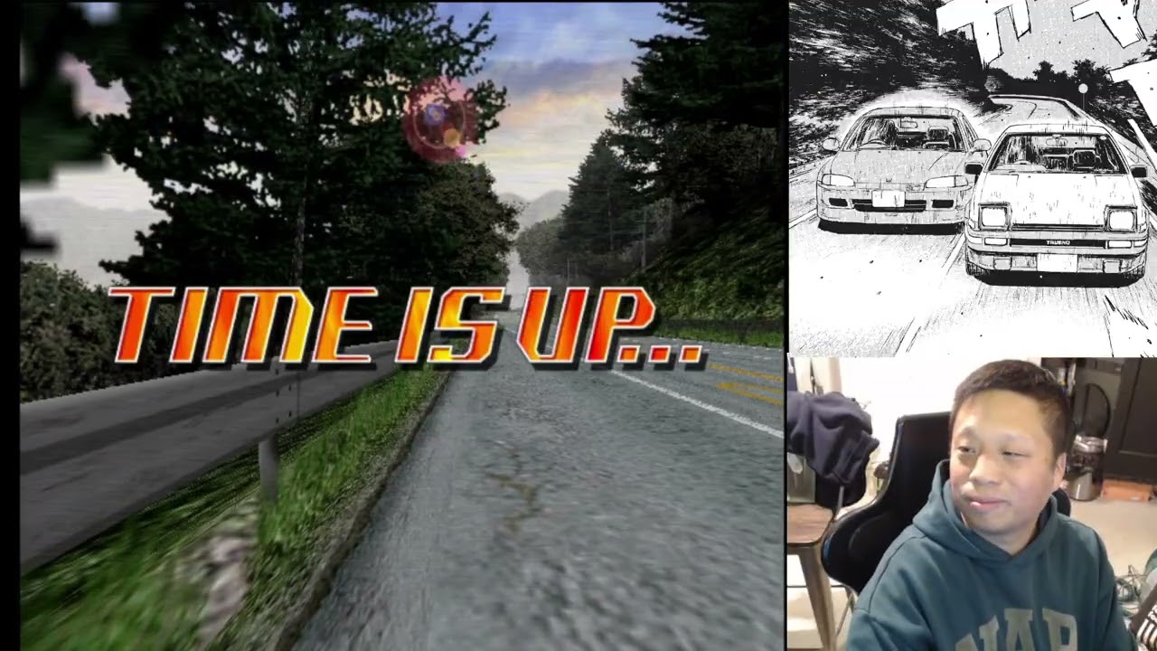 Initial D Arcade Stage Ver.3 - NEMUI в лаборатории Akina, часть 2 - Необрезанные кадры