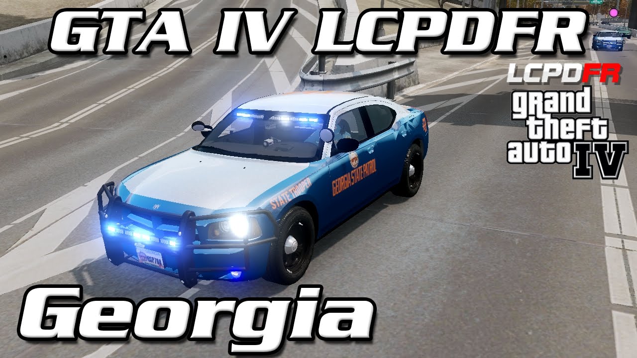 GTA IV LCPDFR MP - Georgia State Patrol - Civilian on the Roof?
