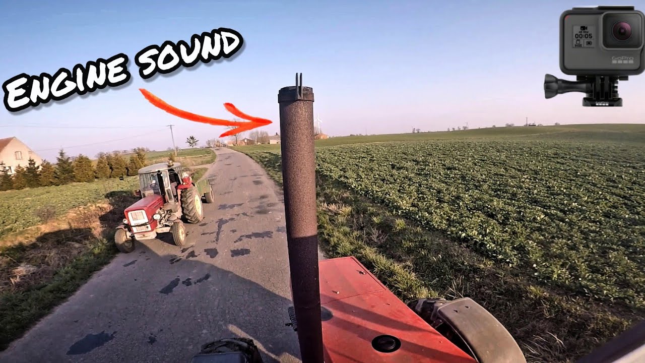 ☆ENGINE SOUND☆& ZETOR 12245 & DOJAZD DO POLA ORAZ OPRYSK & Gopro Hero 5 Black ㋡✔