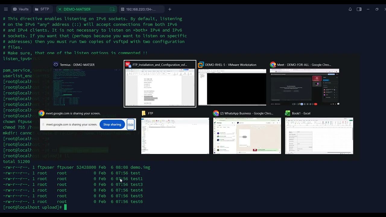 FTP | Executing Step by step | Runlvel change from Command line to graphical