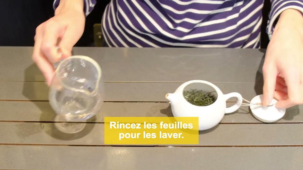 Pr&eacute;paration du Th&eacute; Vert de Chine - Terre de Chine