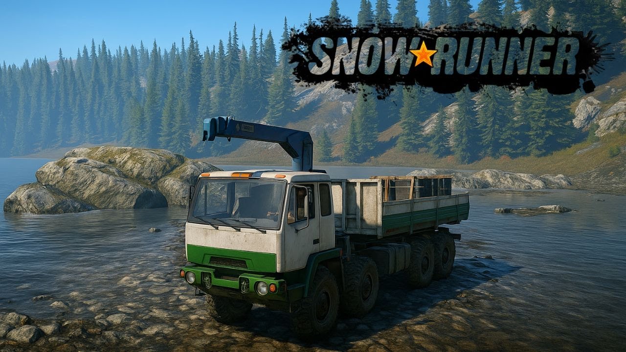 🌊🚛 Resgate de Barris no Pântano! Lama Até o Pescoço – SnowRunner