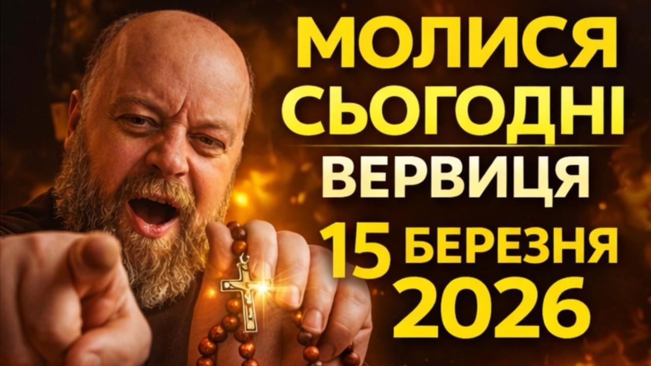 Отець Ігор Третяк 15 березня 2026 - Вечірня молитва на вервиці.