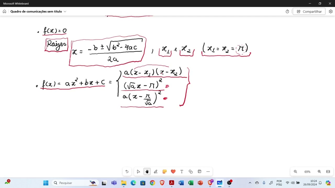 Reposição de aula - Contrução de gráficos completos - Cálculo I