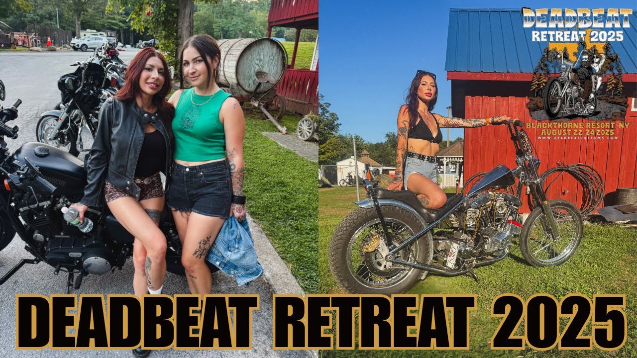 Deadbeat Retreat 2025 | Group Rides, Pool Parties, Chaos & My Bike Breaks Down 🤦🏽‍♀️