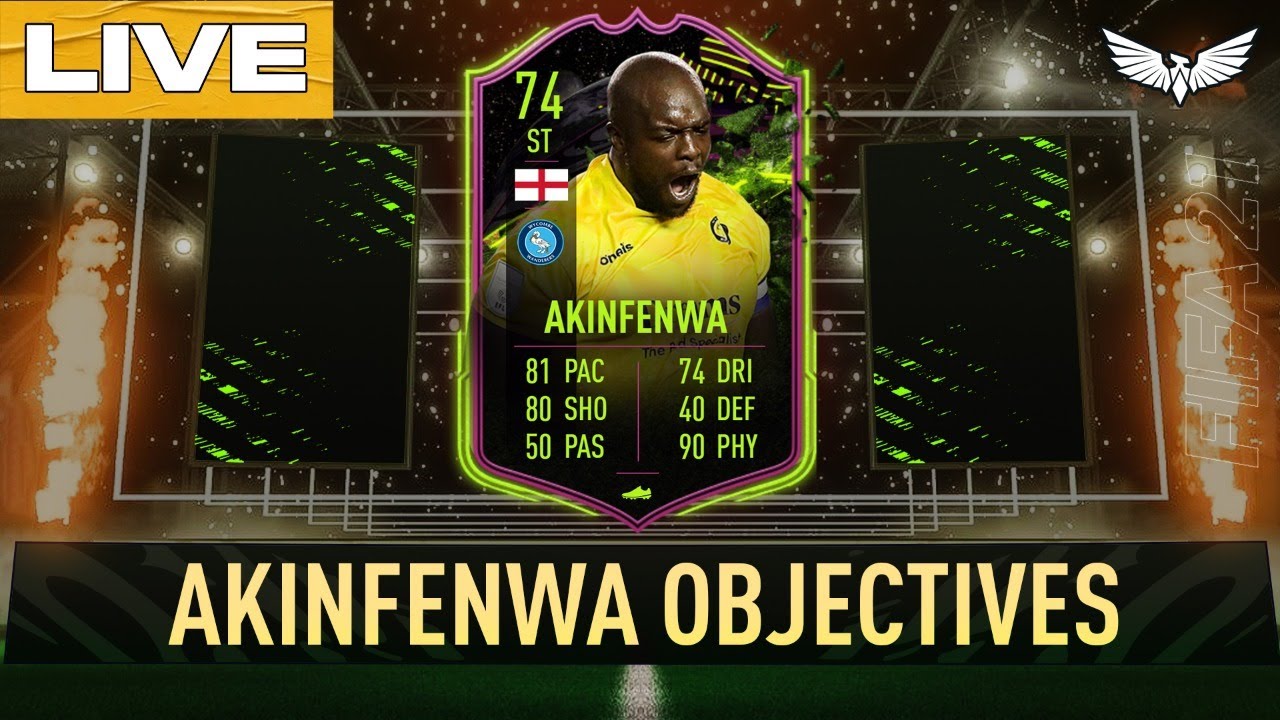 *LIVE* AKINFENWA OBJECTIVES! FIFA 21 LIVE RULEBREAKER OBJECTIVE! - FIFA 21 Ultimate Team LIVE