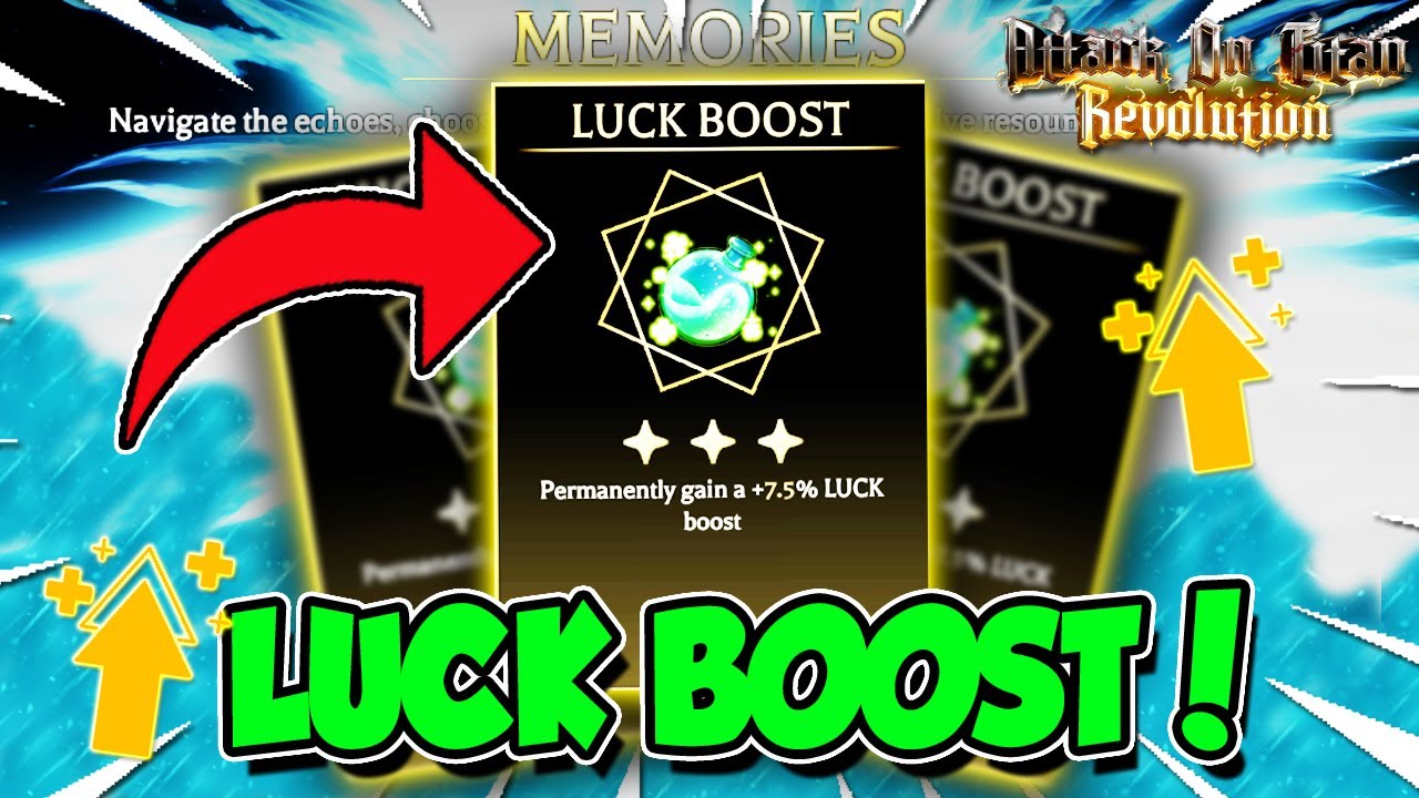 AOT Revolution How To Get Every *SECRET* Luck Boost In The Game....
