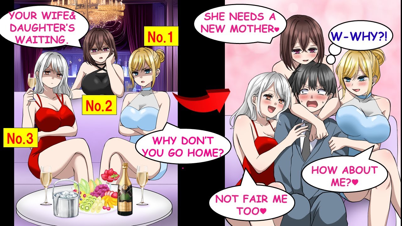 When the Popular Hostess Ladies Realize My Daughter Is My Late Brother's Child…[Manga Dub][RomCom]