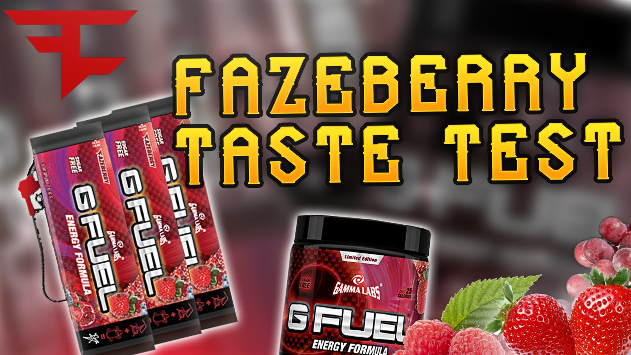 FaZeBerry G Fuel taste test!