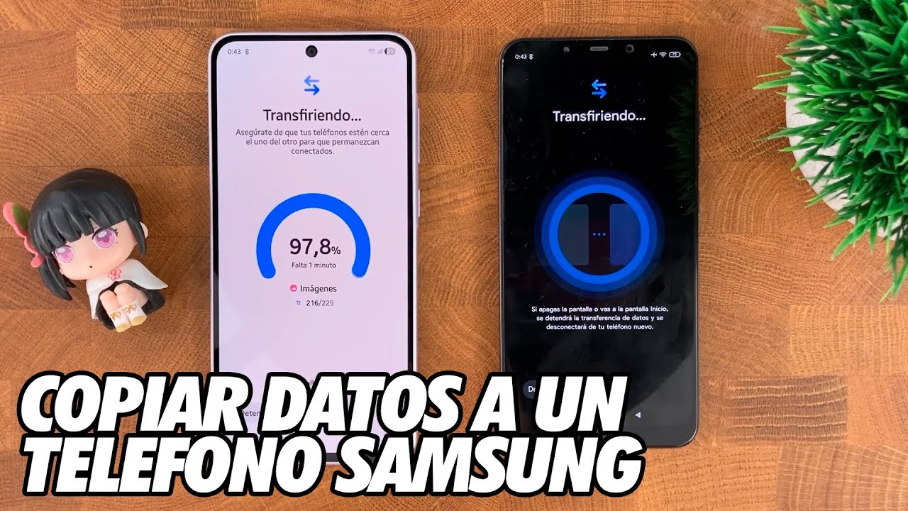 Como Copiar los Archivos del Telefono Viejo a un Telefono Samsung Galaxy con Smart Switch