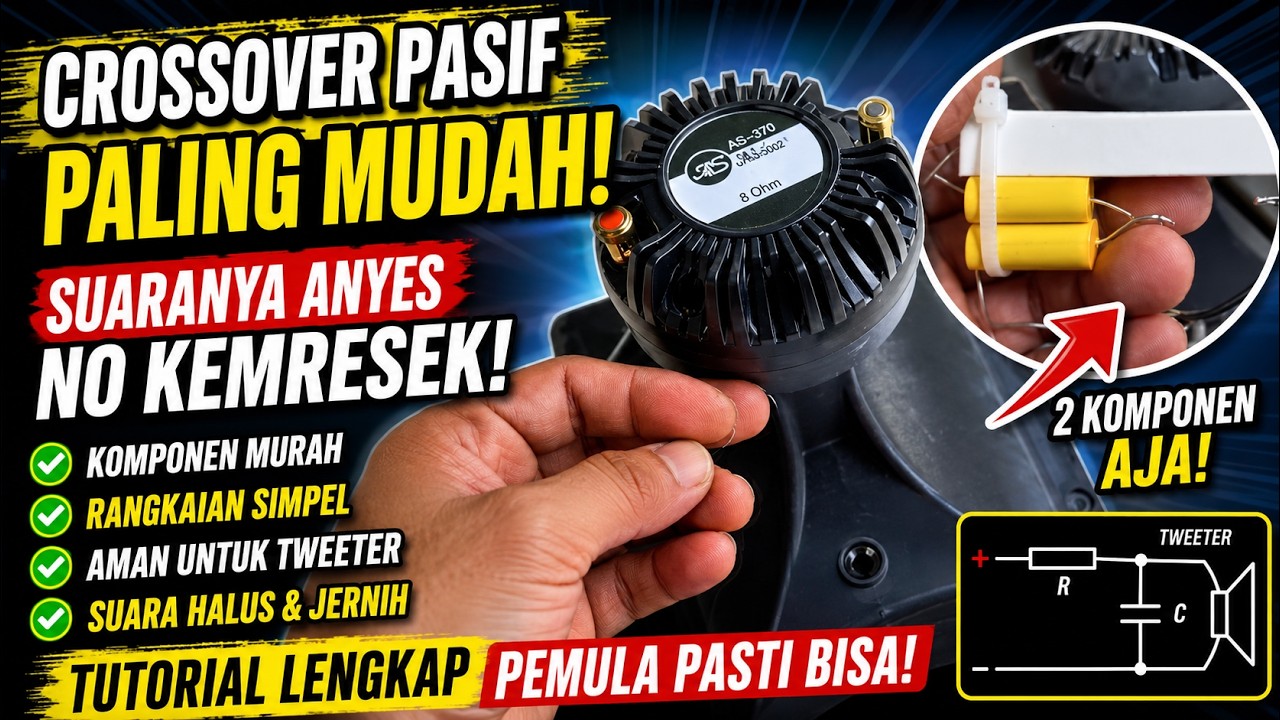 membuat tahanan tweter paling mudah
