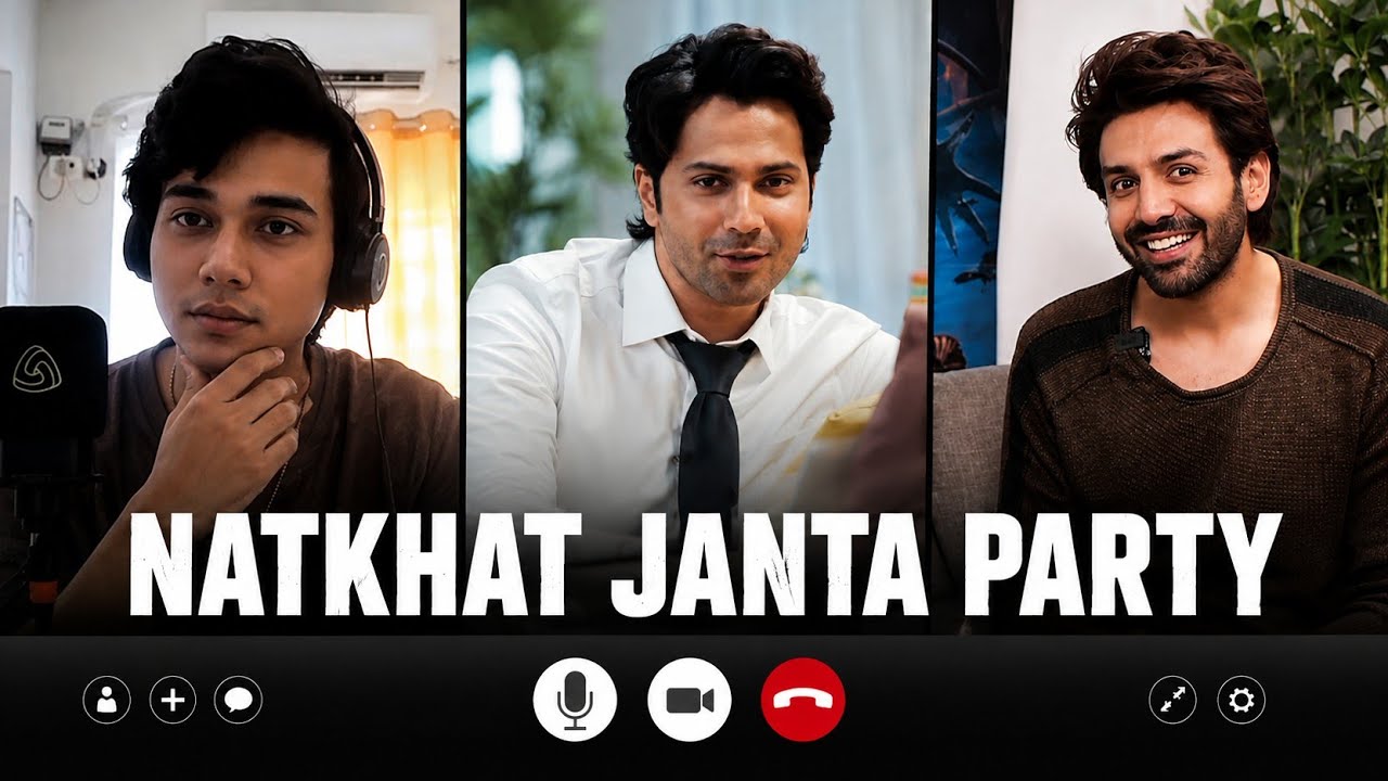 Natkhat Janta Party - Promotional Skit | TDW | Umair, Varun Dhawan & Kartik Aaryan | An UKV Original