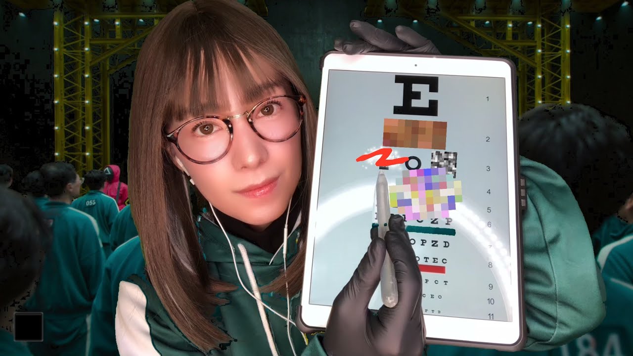 ASMR Squid Game/захватывающая игра на проверку черепных нервов, в которой вы рискуете своей жизнью