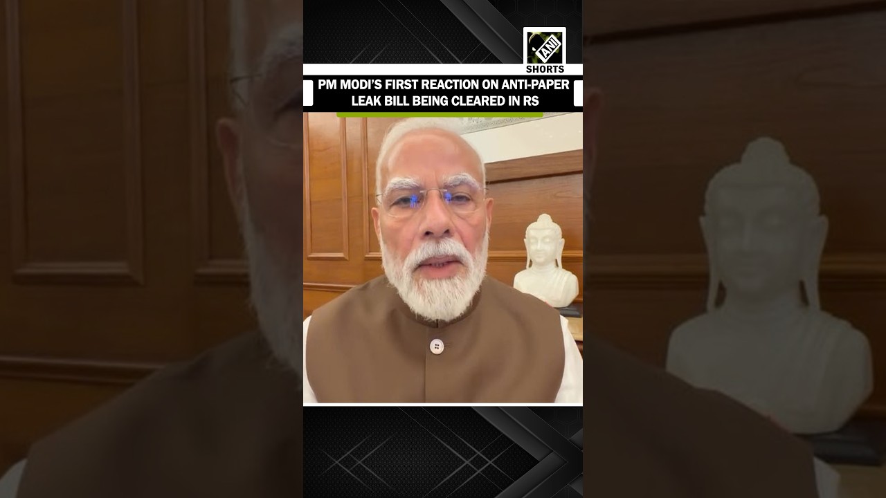 PM Modi&rsquo;s first reaction on Anti-paper leak bill being cleared in RS