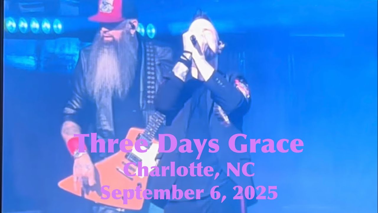 Three Days Grace (Charlotte, NC) *Sold Out*  September 6, 2025 (Full Show) 