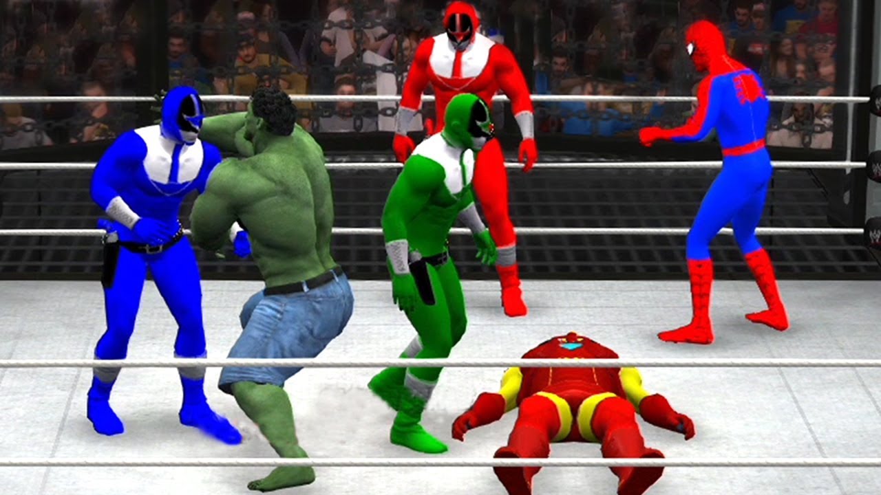 POWER RANGERS VS AVENGERS - Elimination Chamber MATCH