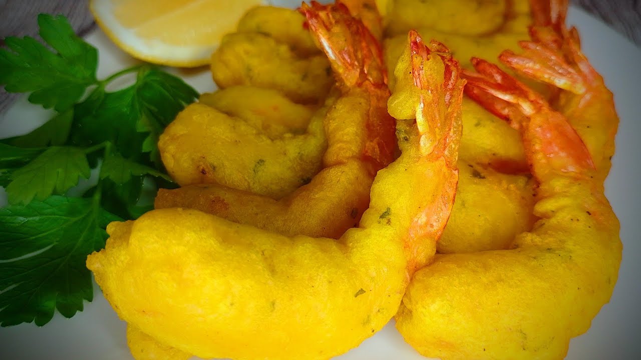 Como hacer gambas a la gabardina perfectas en casa (langostinos orly)